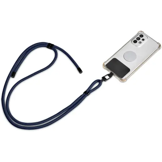 Altitude Resort Crossbody Phone Strap in Pouch - Navy Phone